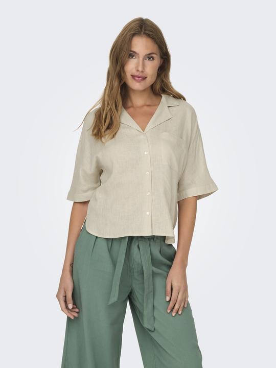 Actual product image Only Regular fit Shirt collar Voluminous sleeve cut Shirt Shirt (XS)