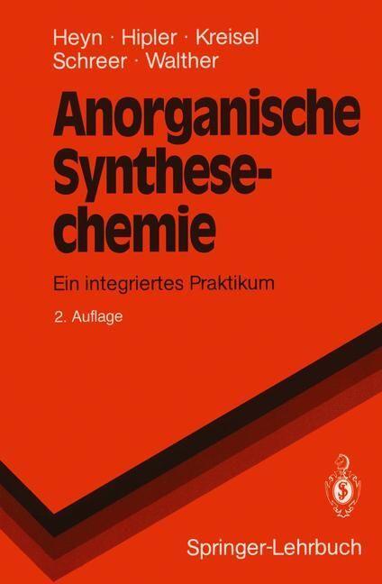 Produktbild Anorganische Synthesechemie (Deutsch, 1990)