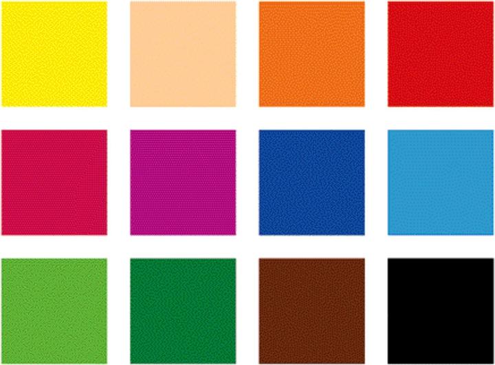 Actual product image Staedtler Colored pencil soft 12ST (Orange, Brown, Yellow, Blue, Black, Bordeaux red, Green, Red, 12 x)