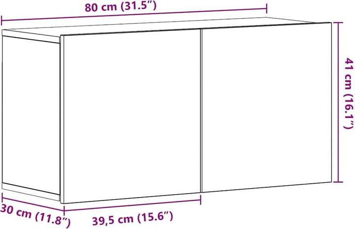 Produktbild VidaXL TV-Schrank (80 x 30 x 41 cm)