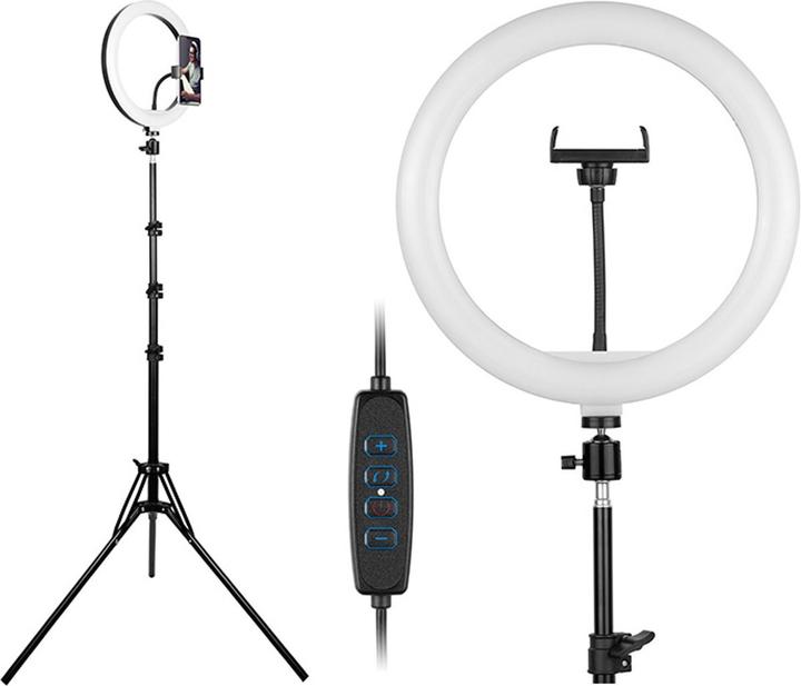 Image du produit Tracer RING 30cm tripode 210cm lampe à anneau (1700 lm)