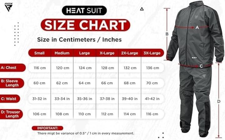 Immagine prodotto Rdx Gewichtsreduzierender C1 Saunaanzug (XL)