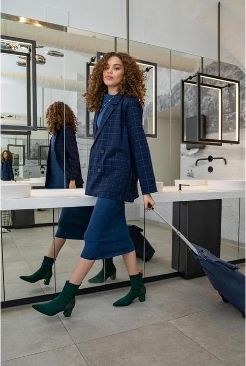 Image du produit reisenthel Chariot de courses M Herringbone Dark Blue