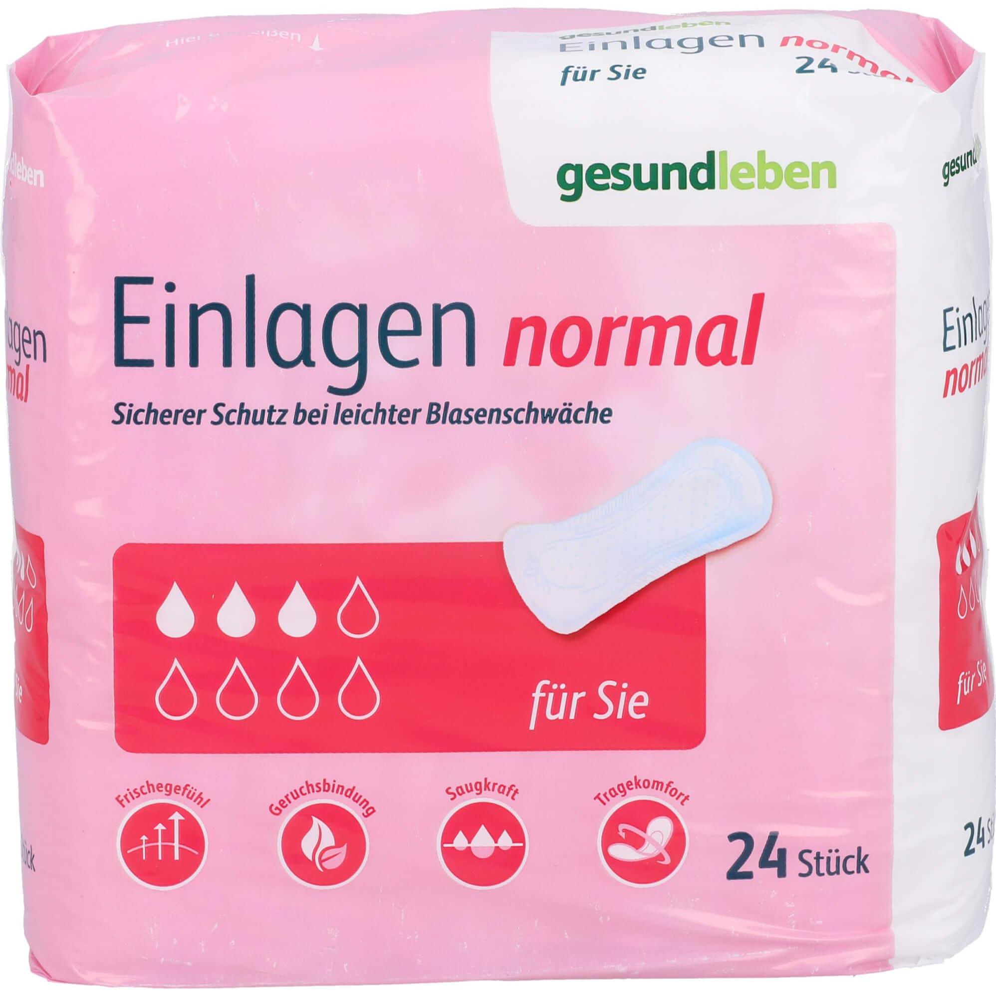 Gesund & Leben, Inkontinenzhygiene, Gesund Leben Einl Normal, 24 St (24 x, Normal)