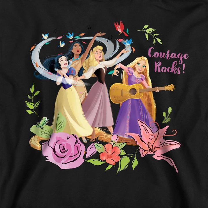 Produktbild Disney Princess Kapuzenpullover meliert (128)