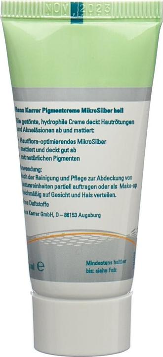 Actual product image Hans Karrer Pigmentcr MikroSilb he 20ml (20 ml, 24h cream)