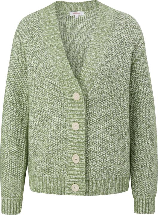 Produktbild s.Oliver Strickjacke Strickjacke aus Baumwollmix (44)