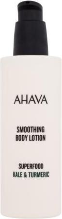 Actual product image Ahava Superfood Smoothing Body Lotion "Kale & Turmeric" - Intensively moisturizing body loti (Body cream, 250 ml)