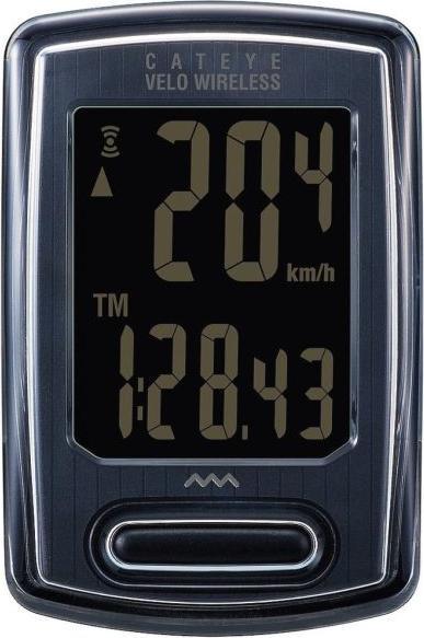 Produktbild CatEye Fahrradcomputer Velo Wireless - CC-VT230W Schwarz/Schwarz