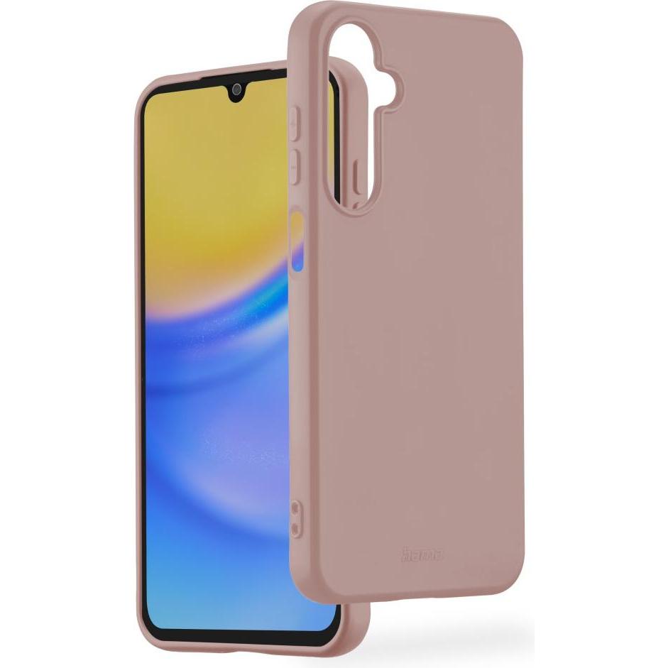 Thumbnail - Hama Handyhülle Fantastic Feel Samsung Galaxy A15/ (Samsung Galaxy A15, Samsung Galaxy A15 5G), Smartphone Hülle, Rosa