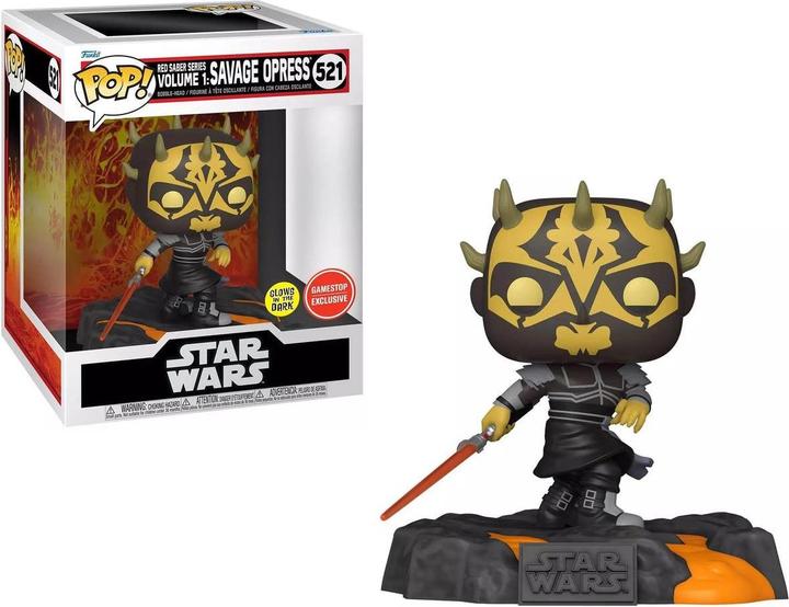 Actual product image Funko POP! Deluxe SW : Sith Darth Savage GITD (521) EXM