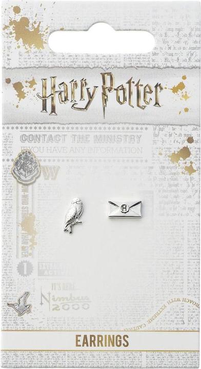 Produktbild GED Harry Potter Hedwig & Letter Stud Earrings (Metall)
