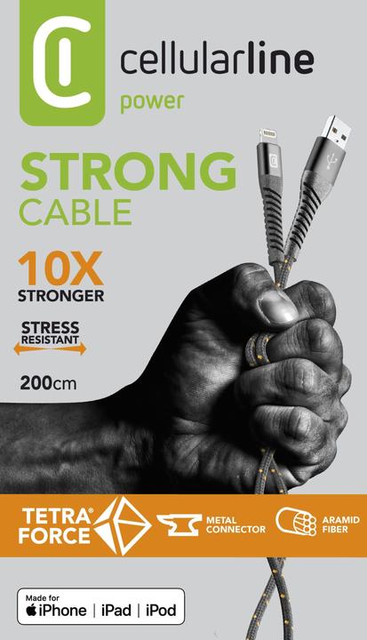 Image du produit Cellularline Extreme Cable XL (2 m, USB 2.0)