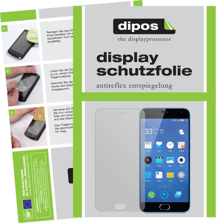 Actual product image Dipos Screen Protector Anti-Glare (2 pcs., Meizu M2 Note)