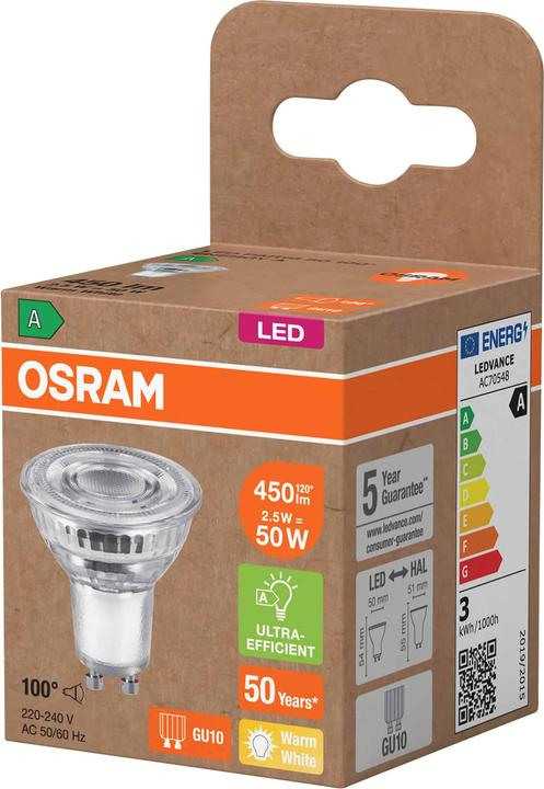 Produktbild Osram LED-Reflektorlampe (GU10, 450 lm, 1x)