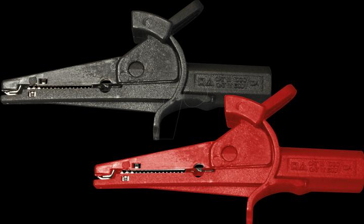 Actual product image Peaktech P 7015 Crocodile clips