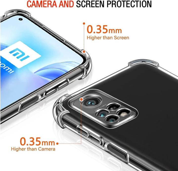 Produktbild Screenguard Xiaomi Mi 10T Pro Hülle Crystal Soft Airbag Bumper (Xiaomi Mi 10T Pro)