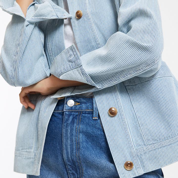 Actual product image La Redoute Collections Worker jacket with button fastening (S)