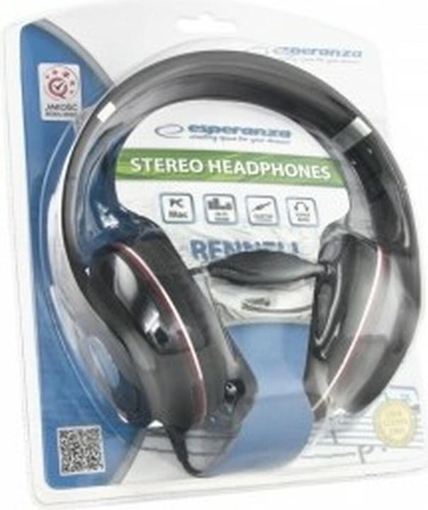 Actual product image ESP eranza EH141K headphones/headset Head-band Black (Cable)