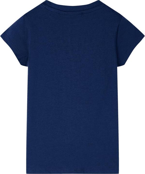 Immagine prodotto vidaXL T-shirt da bambino blu navy 104,Materiale: 95 % cotone. 5 (104)