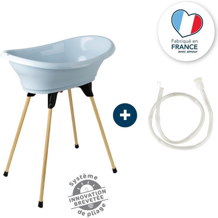 Thermobaby, Babybadewanne, Bausatz vasco babyblau (3 Stück)