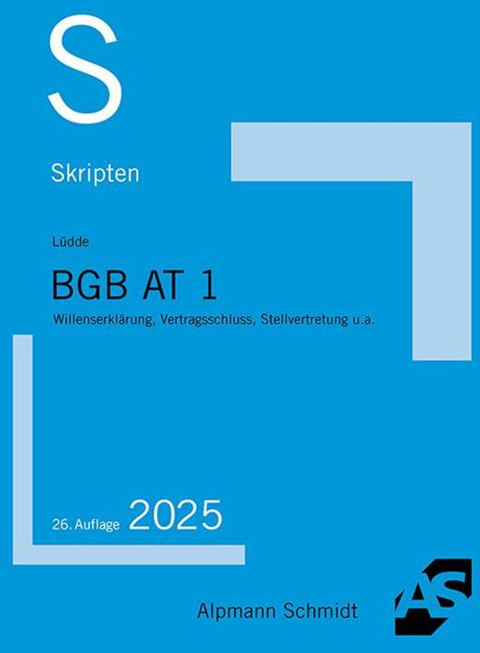 Lüdde:Skript BGB AT 1