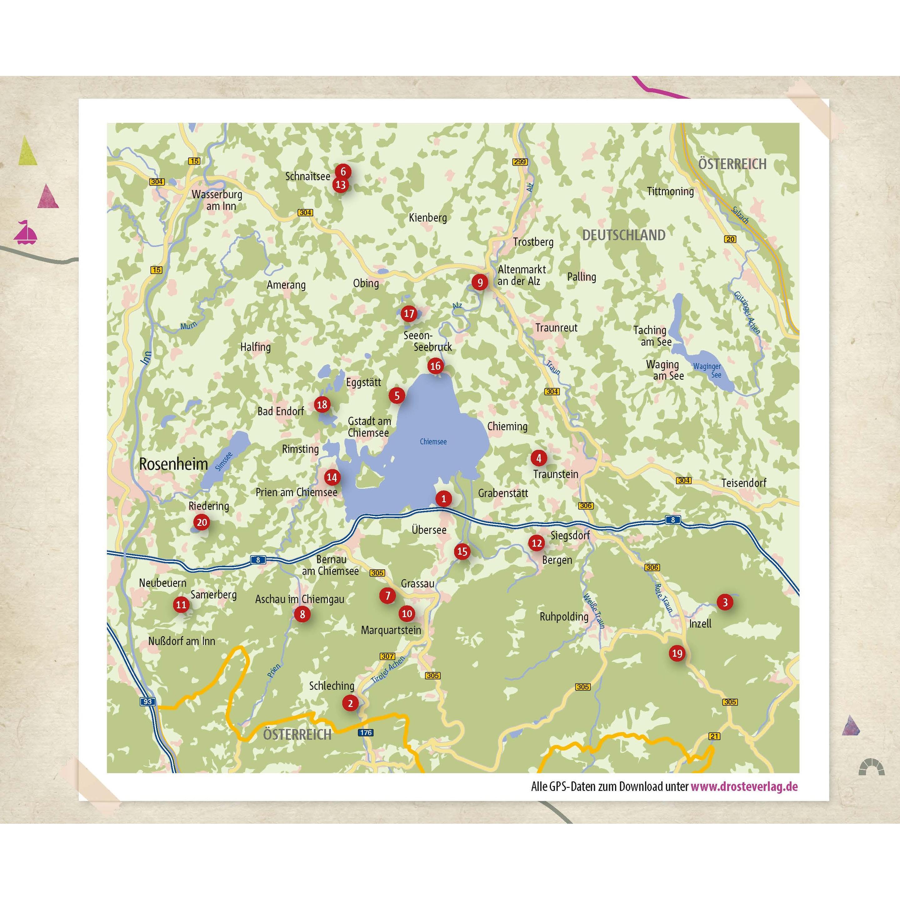 Thumbnail - Chiemgau. Wanderungen für die Seele, Ratgeber von Andrea Hesse, Harald Hesse