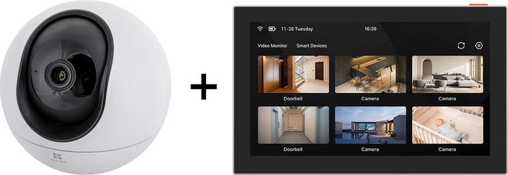 Actual product image EZVIZ Kamera IP H6 3K CS-H6 (5WF 4mm) + Monitor SD7 dotykowy (2880 x 1620 Pixels)
