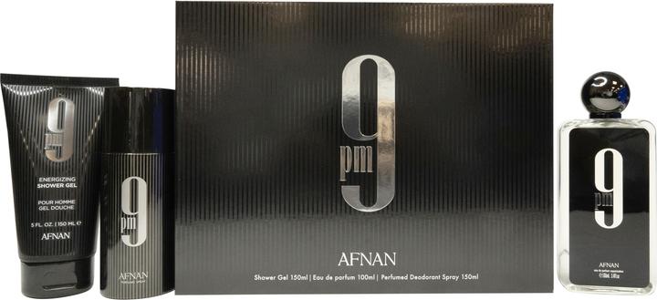 Actual product image Afnan 9PM - EDP 100 ml + sprchovï¿½ gel 200 ml + deodorant 250 ml (Fragrance set)