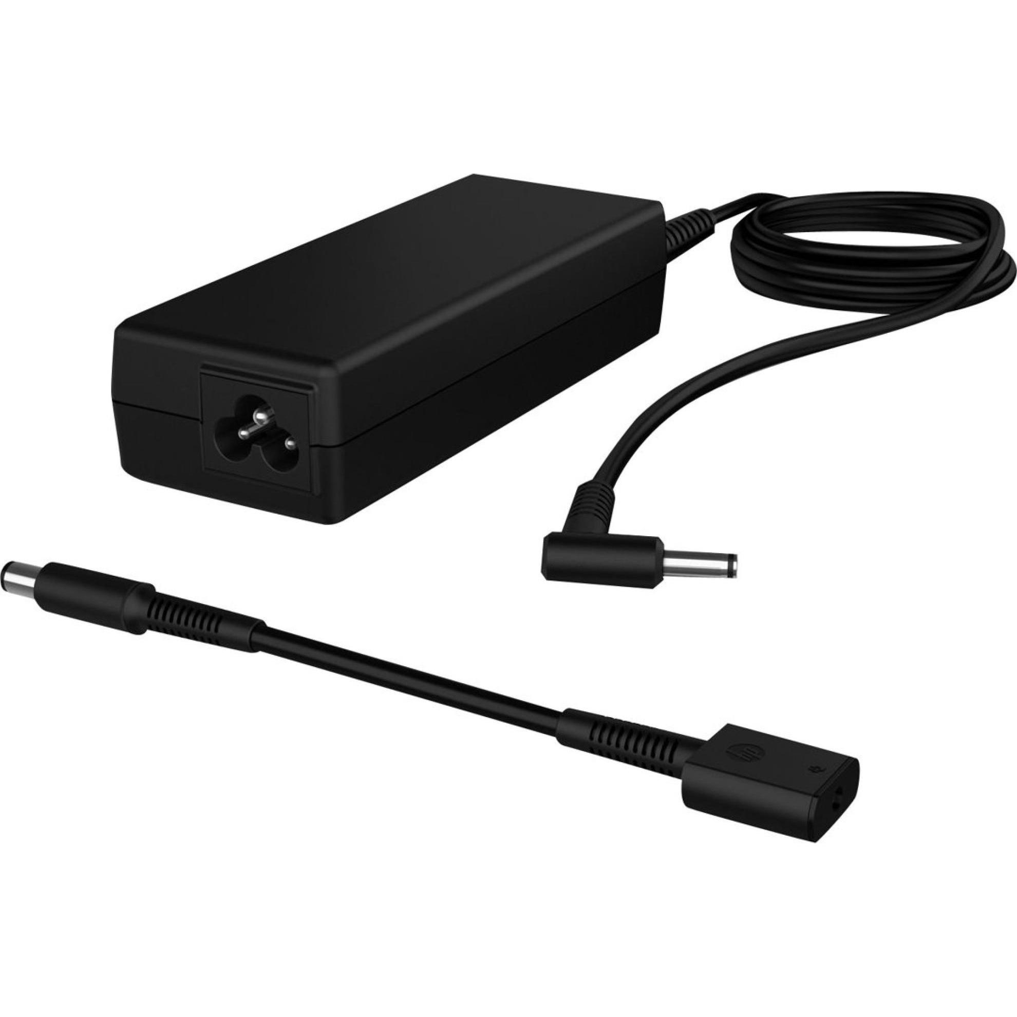 HP Smart AC Adapter (90 W), Notebook Netzteil, Schwarz