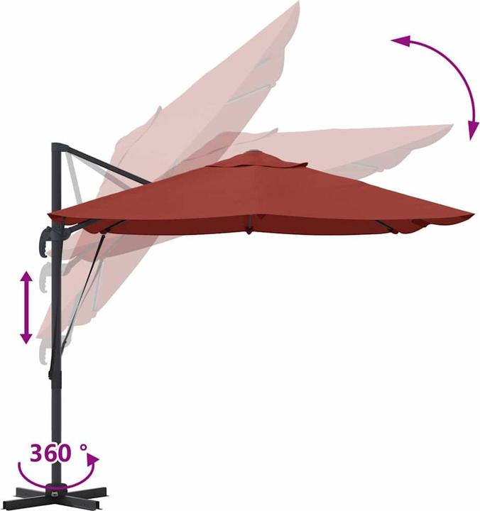Actual product image vidaXL Cantilever Parasol (2.50 m)