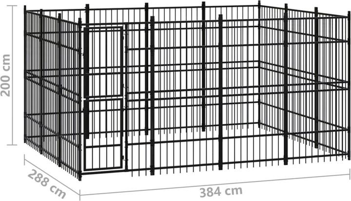 Actual product image vidaXL Sancho (Dog kennel)