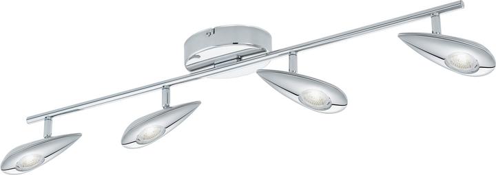 Produktbild EGLO 95753 Pedregal LED Deckenlampe 4x3,3W Stahl Chrom