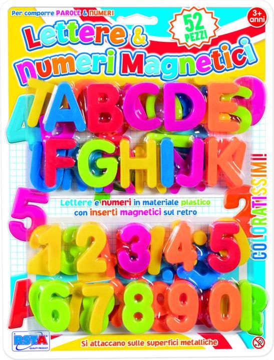 Productafbeelding Rs Toys Magnetische Letters En Cijfers Blisterverpakking