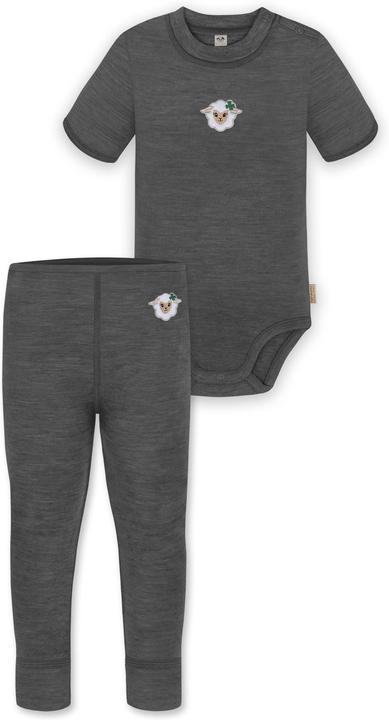 Actual product image Normani Baby merino short-sleeved body "Tihoi" and trousers "Tutira" - 9613 (74)