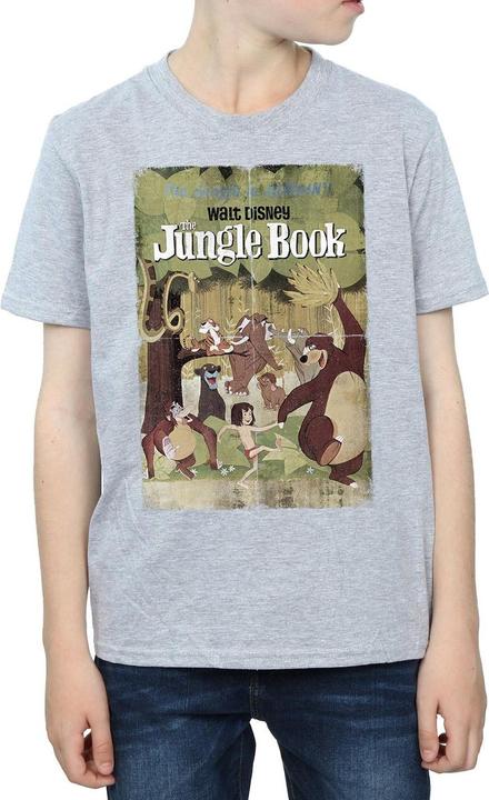 Immagine prodotto Disney The Jungle Book Retro Poster Maglietta Ragazzi (152, 158)