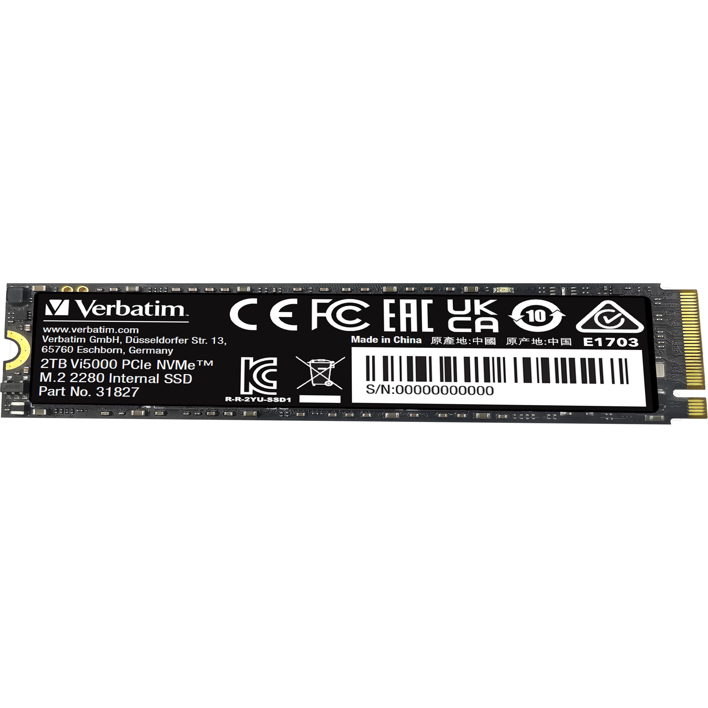 Thumbnail - Verbatim Vi5000 (2000 GB, M.2 2280), SSD