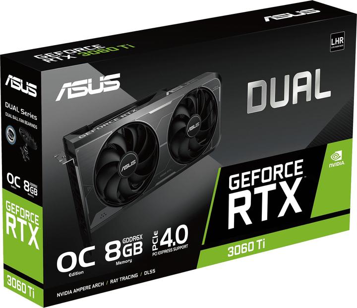 Actual product image ASUS GeForce DUAL RTX 3060 Ti OC EDITION 8GB GDDR6X (8 GB)