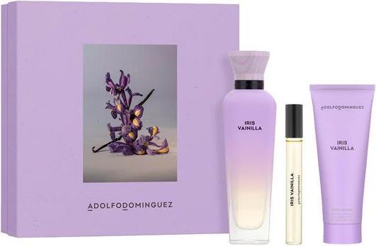 Adolfo Dominguez A.D. Agua Fresca Iris Vainilla Edp Spray 120 ml Sets (Parfum Set)