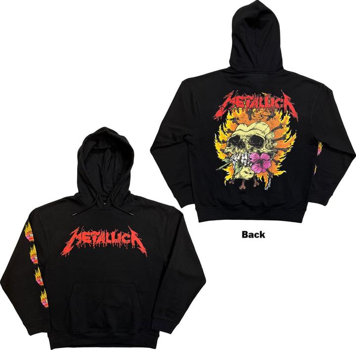 Produktbild Metallica Flower Skull (Hoodie) (S)