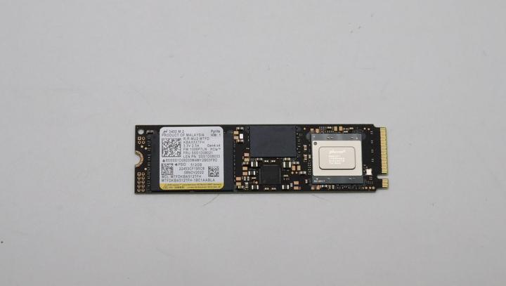 Actual product image Lenovo SSD MIC 3400 512G 2280 PCIe