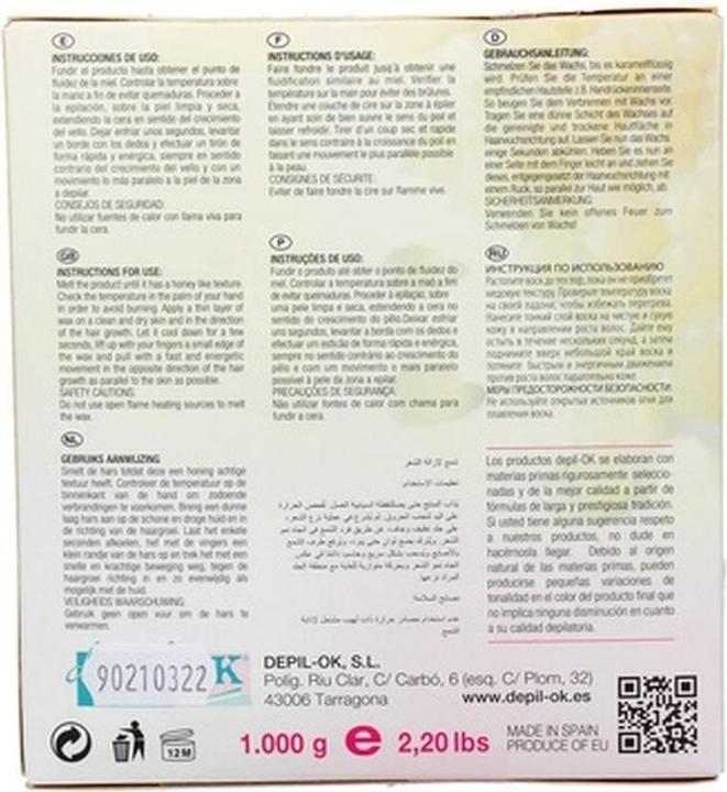 Produktbild Depil OK Black Pearl Wax Beads 1000g