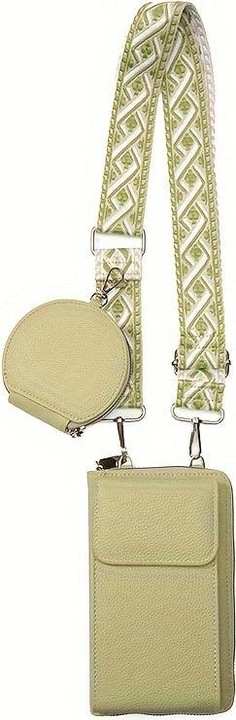 Only-Bags.Store 2-in-1 Crossbody Umhängetasche mit Münzfach, trendige Handytasche im Casual-Stil, einfache
