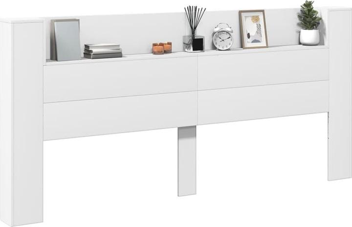 Produktbild vidaXL Kopfteil mit Ablagen (220 x 16.50 x 103.50 cm)