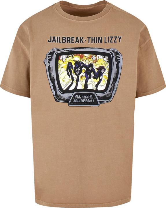 Produktbild Merchcode Thin Lizzy - Jailbreak Acid Washed Oversize Tee - 160119 (L)
