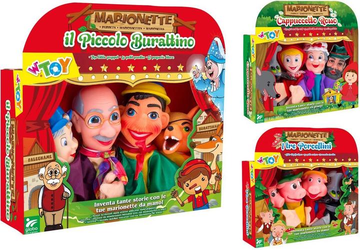 Produktbild Globo 40772 GLOBO-BURATTINI 4PZ 3ASS