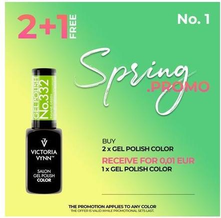 Actual product image Visconti Di Modrone Victoria Vynn Gel Polish 8ml Hybrid UV/LED Varnish Soak Off Spring Promo - Buy 2 Get 1 Free