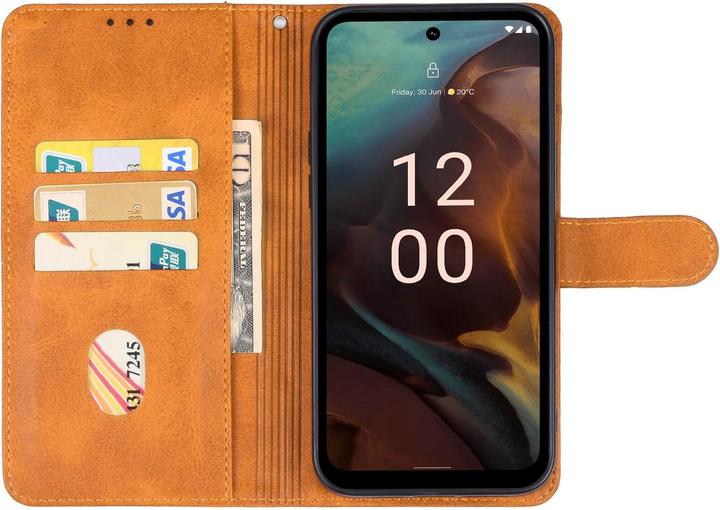Produktbild Cover-Discount Nokia XR21 - Leder Etui Hülle braun (Nokia XR21)