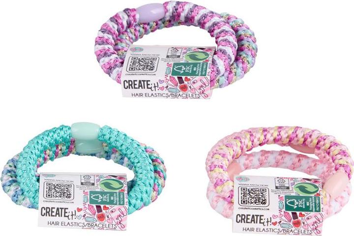 Create It! Fascetta per capelli, 3 pezzi (assortiti) (Set di cravatte per capelli)