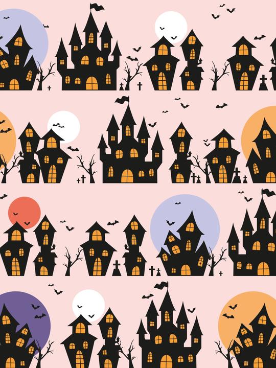 Actual product image Décopatch Halloween wrapping paper (20 g/m², 4 x)